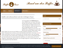 Tablet Screenshot of kaffeetasse.org